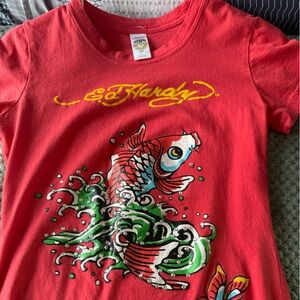 ED HARDY KOI Tshirt NWOT